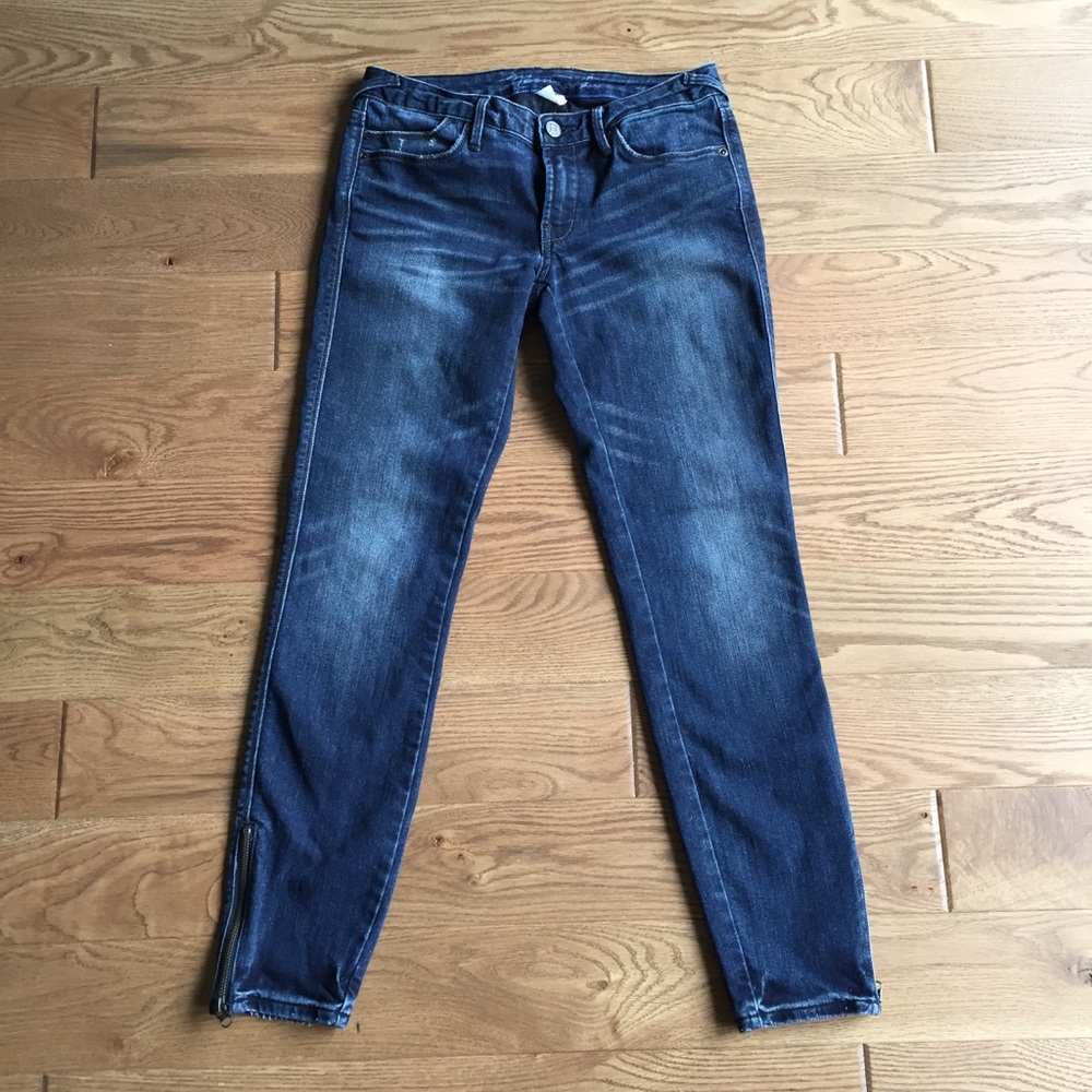 Martin + Osa Ankle Zipper Skinny Jeans sz 26